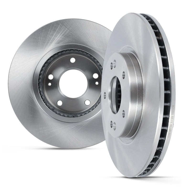 Front Vented Solid Brake Rotors 2 X 2007 2008 2009 For Hyundai For Santa Fe gallery