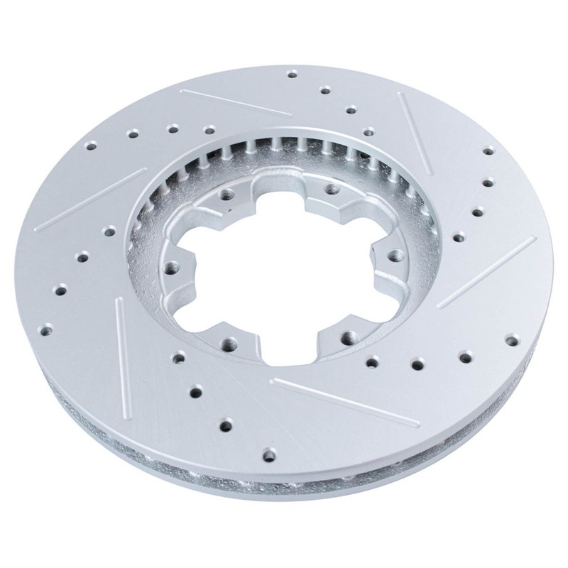 Performance Drilled & Slotted Brake Rotor & Metallic Pad Front Set New gallery