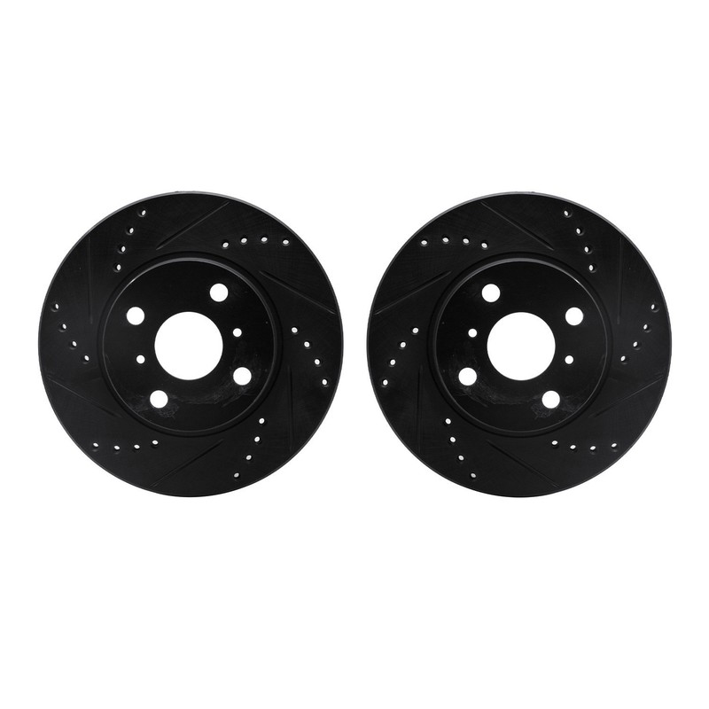 Dynamite Friction Disc Brake Rotor Set for Prius C, Yaris, iQ 8002-76023