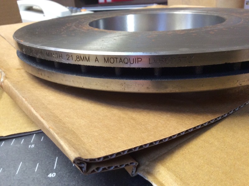 Renault Laguna Megane Kangoo Motaquip 2x Front Coated Brake Discs LVBE237Z gallery