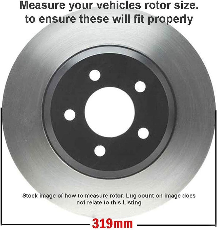 Front Brake Pads Rotors for 2004-2009 Lexus RX330 gallery