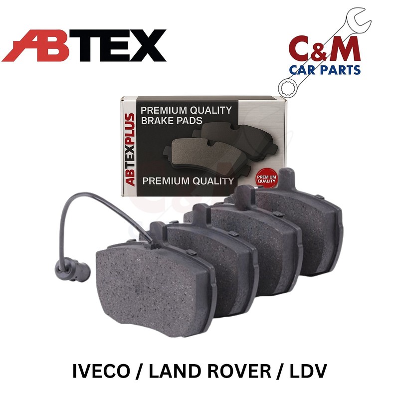 Abtex Front Brake Pads Fits LDV Sherpa 1.6 1.7 1.8 2.4 2.6 3.5 1974-1989