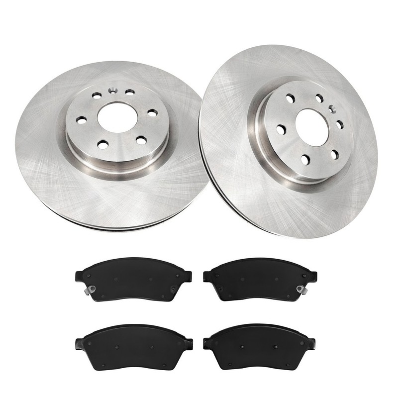 Front Brake Rotor & Ceramic Pad for 2010 2011 - 2014 2015 2016 Cadillac SRX SAAB gallery