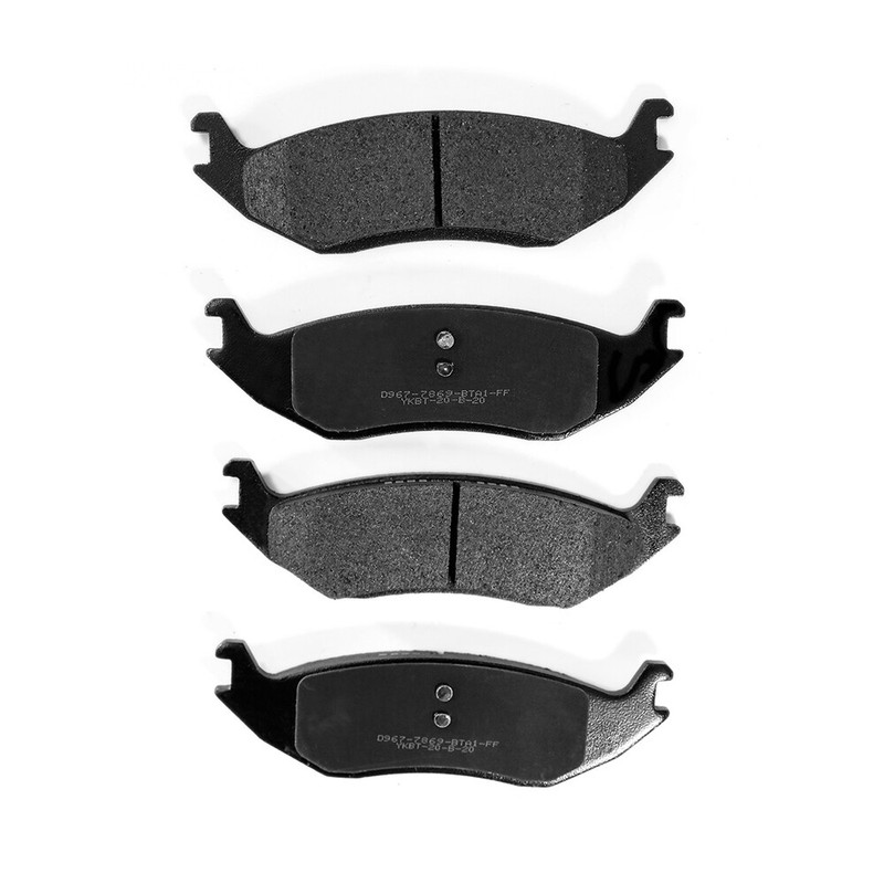 Rear Disc Rotors & Ceramic Brake Pads for Dodge Ram 1500 Durango Chrysler Aspen gallery