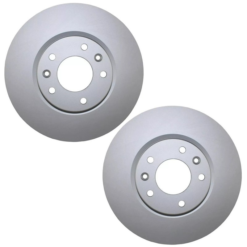 Bison Performance Pair 2 Front Coated 299mm Brake Rotors for Fusion MKZ 6 Milan
