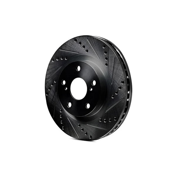 For Dodge Dart 67-72 Brake Rotor eLINE Drilled & Slotted 1-Piece Front Passenger