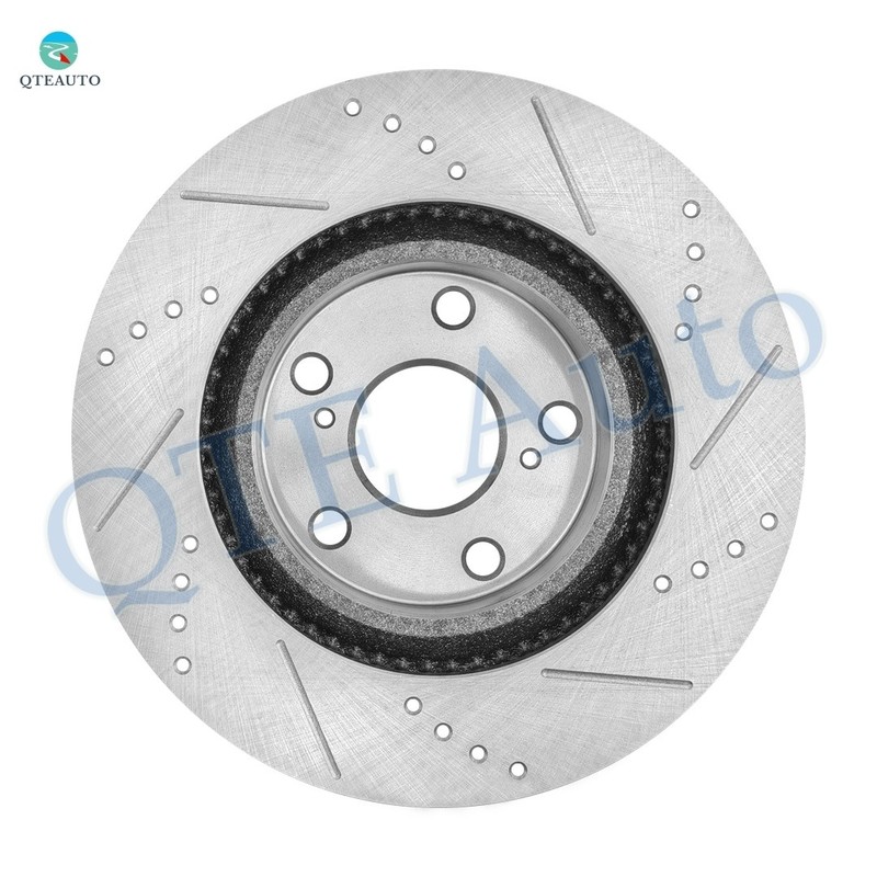 Front 296mm Drilled Slotted Brake Disc Rotors 296mm For 2012-2018 Toyota Avalon gallery