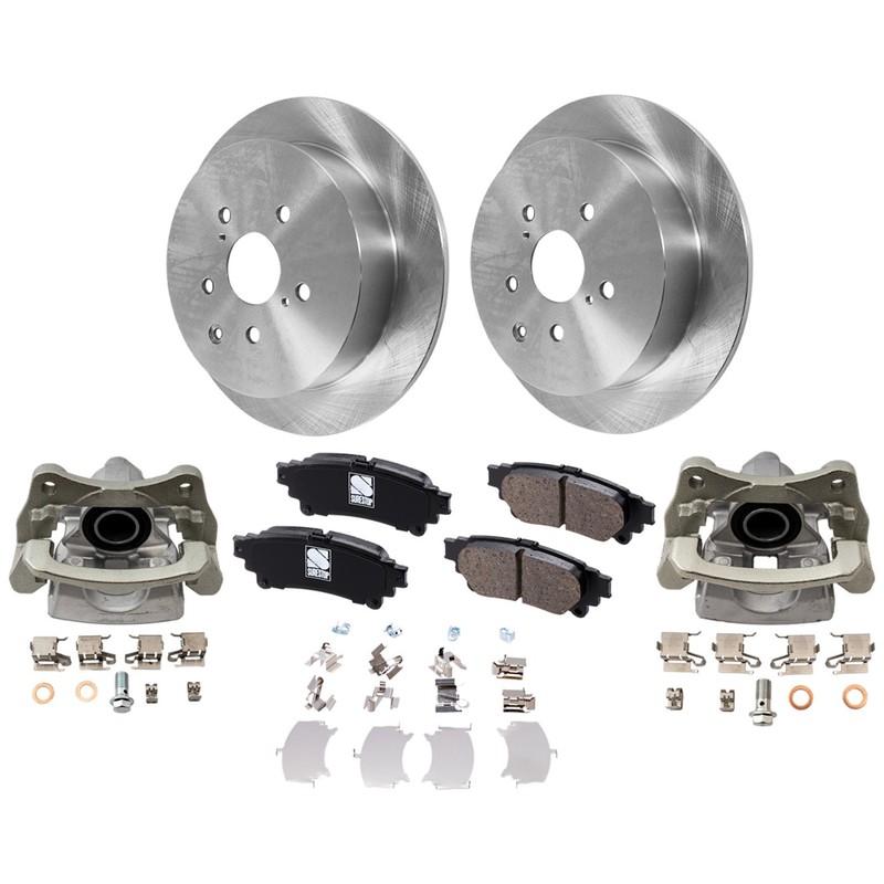 2-Wheel Set Brake Kit With Calipers Rear for Toyota Sienna Lexus RX450h RX350