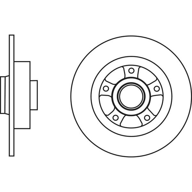 Apec Blue Brake Disc Rear SDK6655 Fits Renault Scenic – OE Quality and Spec