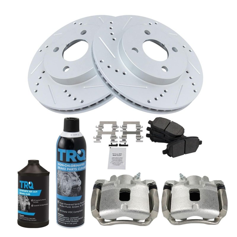 TRQ Performance Front Brake Pad & Rotor Kit Fits Chevrolet Pontiac Saturn gallery