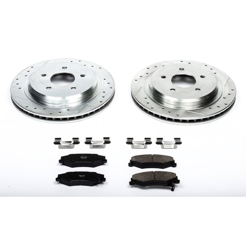 Power Stop for 04-09 Cadillac XLR Rear Z23 Evolution Sport Brake Kit