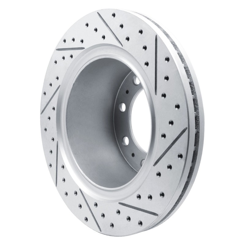 For Ram 2500 11-25 DFC 830-40118L Drilled & Slotted Rear Driver Side Brake Rotor gallery