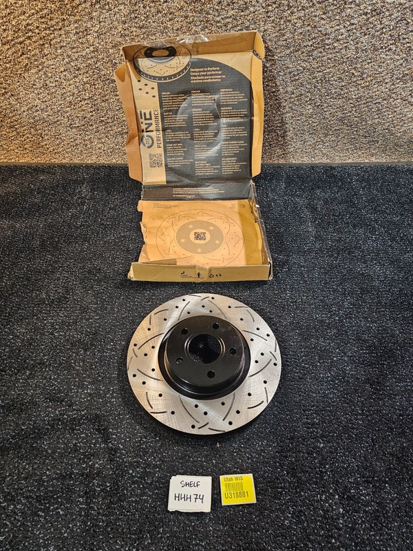 DS-One DS1-980601 Front Coated Slotted Disc Brake Rotor Fits 2004-2011 Volvo S40 gallery