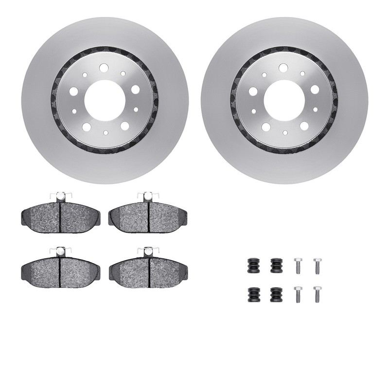 Dynamite Friction Disc Brake Kit for Volvo 740, 940, 760, 780, 745 6512-27151