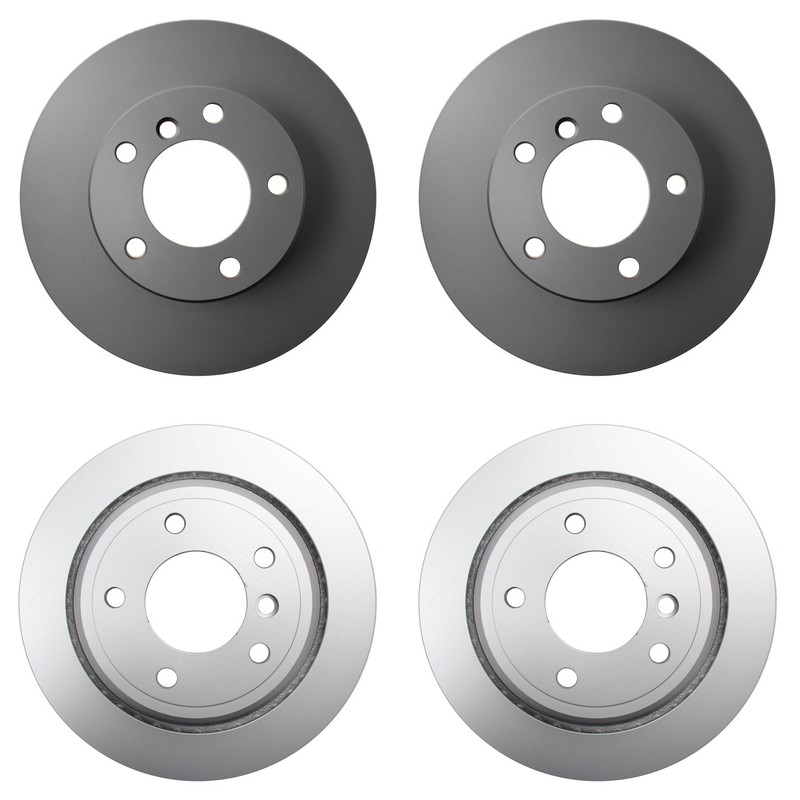 Hella Front 296mm Rear 298mm Brake Rotors Kit For BMW E39 525i 528i Base