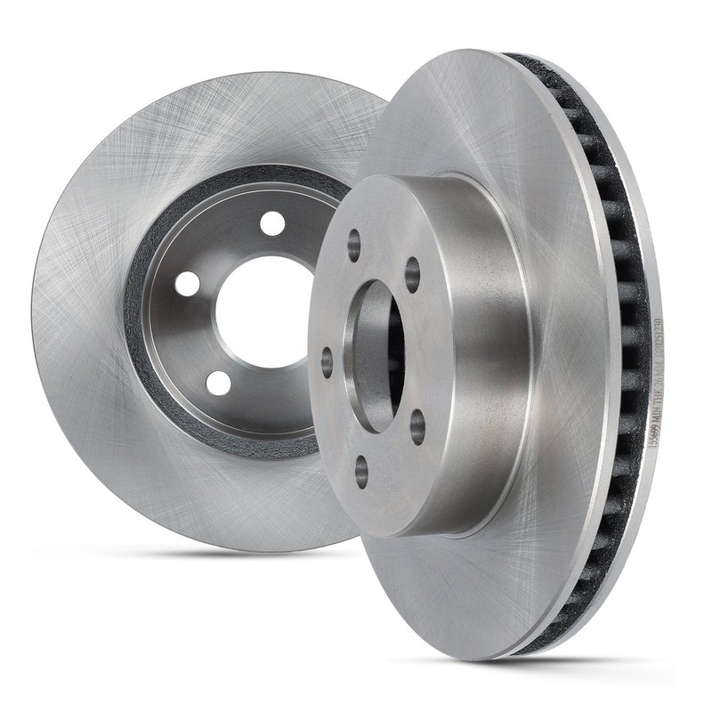 Front Vented Solid Brake Rotors 53001 2X 2002 - 2006 2007 Fits Jeep For Liberty gallery