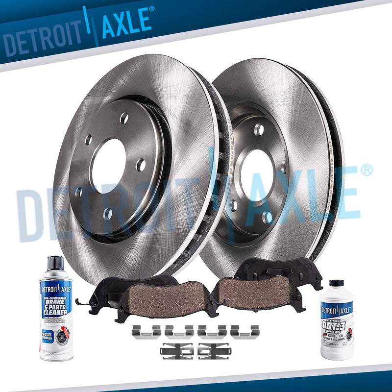 Front Brake Rotors Ceramic Brake Pads for Chevy Malibu Alero Pontiac Grand Am