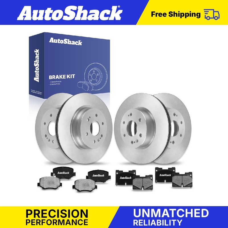 Front Rear Brake Rotors Ceramic Pads for GMC, Sierra 1500 Limited 2022
