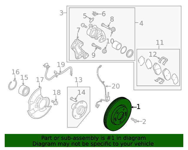 Genuine Kia Rotor 51712-1M500 gallery