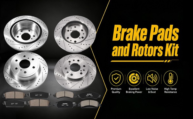 Front Rear Rotors Brake Pads Kit for Chevy Tahoe Silverado GMC Sierra 1500 Yukon gallery