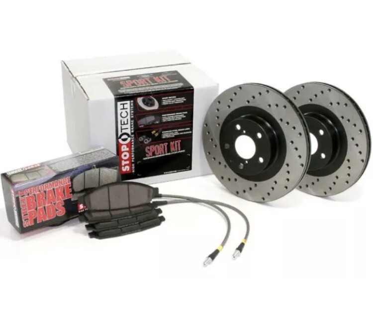 StopTech 979.42009F Sport Brake Kit Fits 06-10 G35 M35 M45 As Per Description gallery