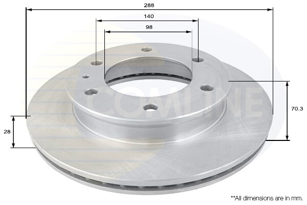 KGF Front Brake Disc Fits Ford Ranger 2002-2012 Mazda B-Series 1999-2006 #1 gallery