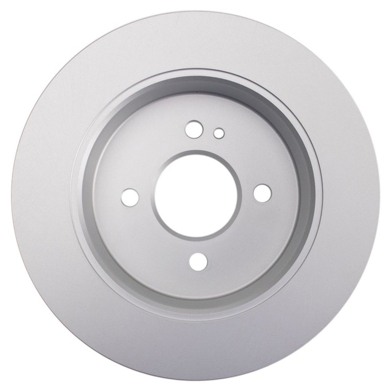 TRQ Rear Brake Rotors Set Solid For 2012-2022 Hyundai Accent 2012-2020 Kia Rio gallery