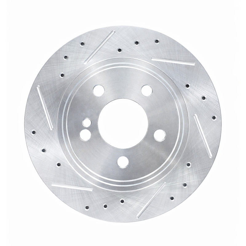 11.81" SOLID REAR Drilled Disc Brake Rotors Kit for Mercedes-Benz C300 2008-2012 gallery