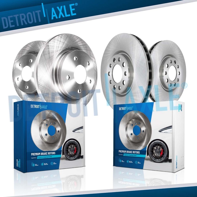 4pc Front and Rear Disc Brake Rotors Kit for Buick Verano Chevrolet Cruze Volt