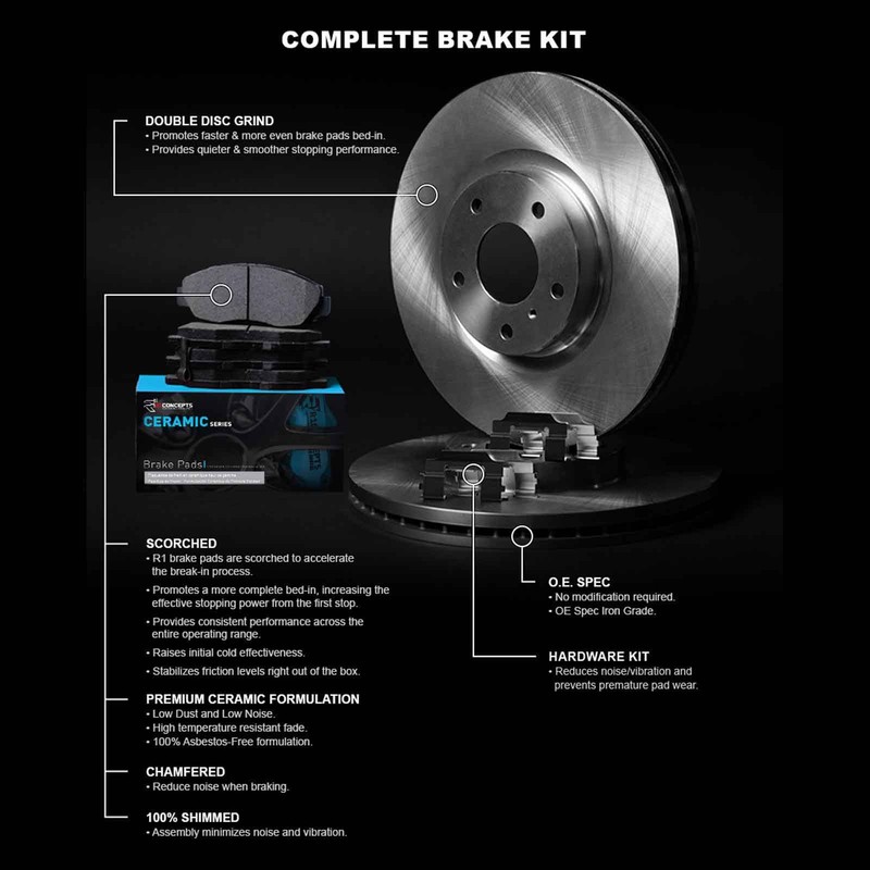 R1 Concepts Wfwh1 73009 R1 Concepts E Line Series Brake Rotor With Ceramic gallery