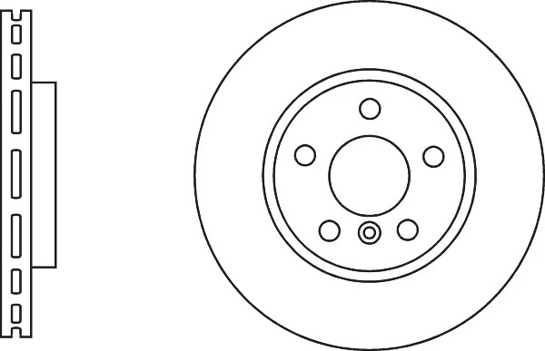 FOR BMW 216 F46 1.5 2014 ON FRONT VENTED BRAKE DISCS AND PADS SET 294 MM gallery