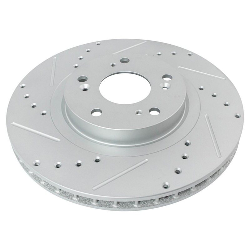 TRQ Front Rear Metallic Brake Pad & Performance Rotor Kit for Honda CR-V gallery